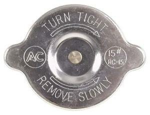 RADIATOR CAP, w/ ORIGINAL MARKINGS, RC15, NEW