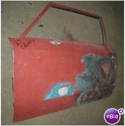 DOOR SHELL, 66-7 CHEVELLE, 2 DOOR SEDAN,  LH,  USED