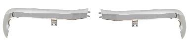 FRONT BUMPER GUARDS ,HORIZONTAL PAIR NEW 65 IMPALA