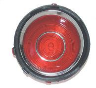 TAIL LIGHT LENS, LH, RS, 70-3 CA, NEW, w/2 CHROME RINGS, w/RALLYSPORT