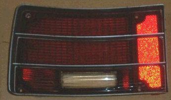 TAILLIGHT LENS ,LEFT 71-73 IMPALA WAGONS