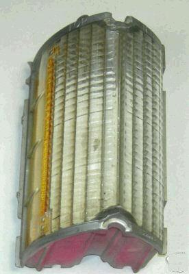 PARK LIGHT LENS, RH, 71 IM CP BA BI, CAST# 5963988,  USED