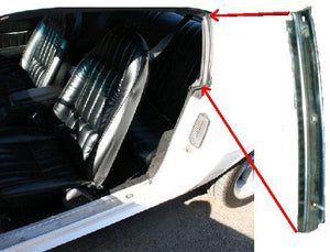 ROOFRAIL RETAINER, VERTICAL, LEFT USED 70-81 F-BODY,