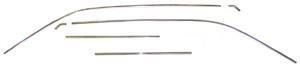 DRIP MOLDING KIT, 6PCS NEW 67-69 CAMARO FIREBIRD