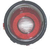 BACKUP LENS, L RS, 70-3 CA, NEW, w/2 CHROME RINGS, w/RALLYSPORT