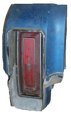 TAIL LIGHT LENS ASSEMBLY, LH, 73 CS, 2 DOOR, COUPS, USED, EA