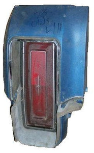 TAIL LIGHT LENS ASSEMBLY, LH, 73 CS, 2 DOOR, COUPS, USED, EA