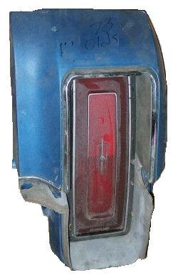 TAIL LIGHT LENS ASSEMBLY, RH, 73 CS, 2 DOOR, COUPS, USED, EA