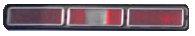 TAIL LIGHT LENS, RH, 72 IM CP, USED