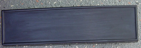 RADIO DELETE PLATE, NEW, 67-68 IMPALA