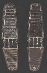 BACKUP LIGHT LENS, NEW, PAIR, CLEAR