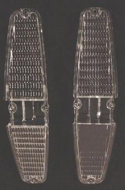 BACKUP LIGHT LENS, NEW, PAIR, CLEAR