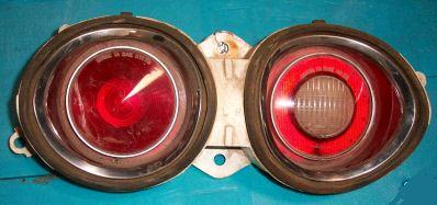 TAIL LIGHT ASSEMBLY, LEFT SIDE, USED