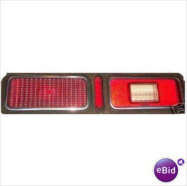 TAIL LIGHT LENS, RH, 73-4 NV, STD, NO CHROME TRIM, USED, EXC SS CUSTOM