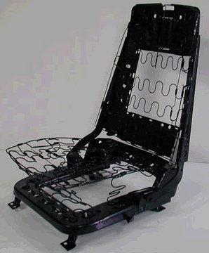 BUCKET SEAT FRAME, RH, 67-9 F-BODY, NO TRACKS, SPRING FOAM, KNB, REPRO