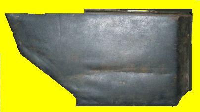 CONV REAR ARM REST PANEL, LH, 67 F-BODY, LOWER,  STEEL, USED