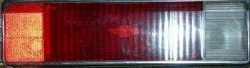 TAIL LIGHT LENS, LH, 75 MA SS & BACKUP, EXC EL S-W, USED