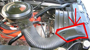 AIR INTAKE FRONT DUCT, FOR V8, USED