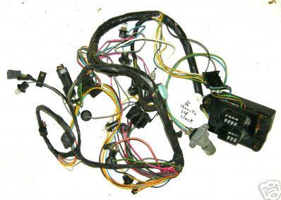 DASH HARNESS LIGHTS, COLUMN, 66 CH EL MA, COLUMN SHIFT, NO AC, USED