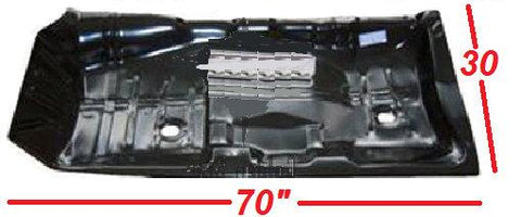 FLOOR PAN ,LEFT, HALF FULL LENGTH UPSABLE, 64-7 A-BODY