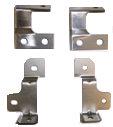 CONDENSER MOUNTING BRACKETS, NEW, 4PCS,70-2 CHEVELLE, MC