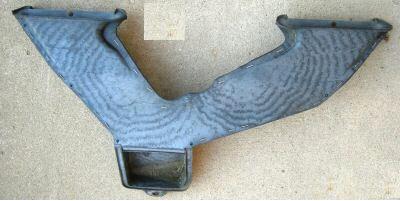 WINDSHIELD DEFROST DUCT ,NO AC, USED, 70-81 CAMARO FIREBIRD TA