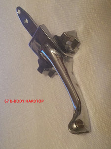 INSIDE MIRROR BRACKET, -HARDTOP, USED, 67 B-BODY & C-BODY