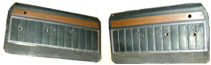 DOOR PANELS, ASSEMBLED, 67 CAPRICE, 2 DR, SPECIFY COLOR, PAIR, USED