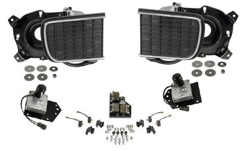 FRONT HEADLIGHTS, FOR RALLY SPORT KIT, REPRO, 67 CAMARO