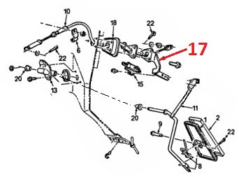 KICKDOWN SWITCH BRACKET ,USED 66 67 GTO