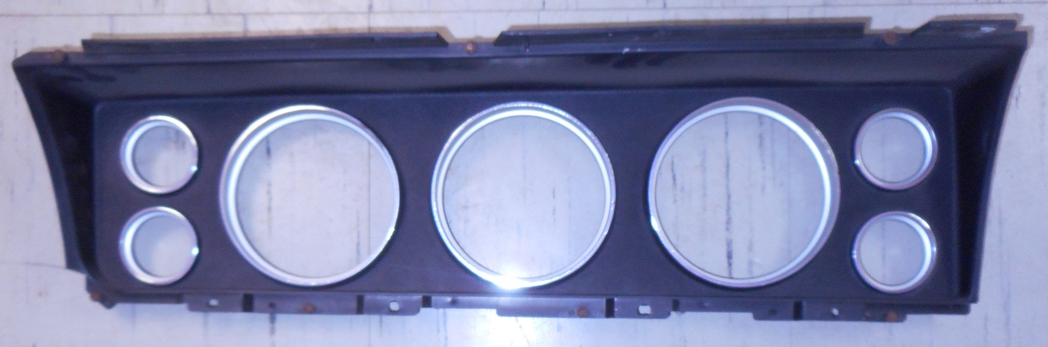 DASH GAUGE BEZEL ,PLASTIC USED 67 IMPALA