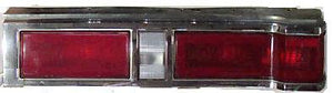 TAIL LIGHT ASSEMBLY, RIGHT SIDE, USED, 78 DELTA 88