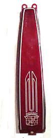 TAIL LIGHT LENS, UPPER, 78 DEVILLE FLEETWOOD, RED, USED, FITS LH & RH
