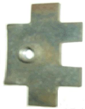 DOOR STRIKER BOLT PLATE ,ON QUARTER USED 64 -81