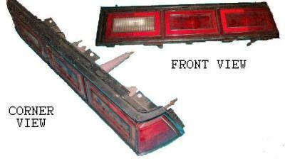 TAIL LIGHT ASSEMBLY, RIGHT, USED, 78 MALIBU