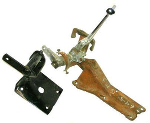 FLOOR SHIFTER ASSEMBLY, 2 SPEED AUTO, USED, 64 65 GTO