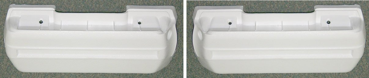 DOOR ARM REST BASE, PR, 68-72 A-BODY, 68-9 F-BODY, 68-72 NV, 68-70 B-BODY, 12" WHITE