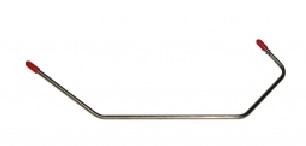 DISTRIBUTOR VACUUM ADVANCE TUBE & CLIP, FOR 396 & QUADRAJET, STEEL, REPRO