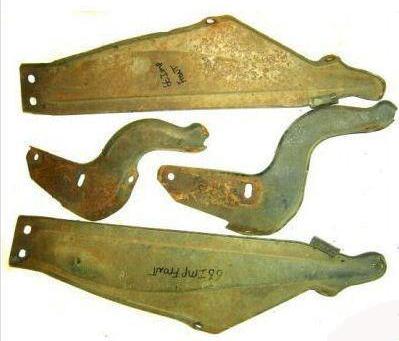 FRONT BUMPER BRACKETS ,USED 4 PCS, 66 IMPALA