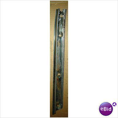 PILLAR OUTER MOLDING, RH, CONV, 63-4 B-BODY C-BODY, L SHAPED, STAINLESS, USED