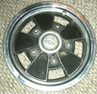 WHEEL COVER, MAG STYLE, 67 CA 65-67 CH NV, 14", USED, EA