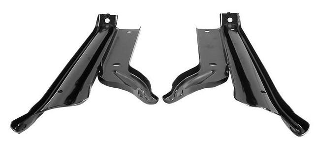 FRONT BUMPER BRACKET SET, 4 PIECE SET, NEW, REPRO