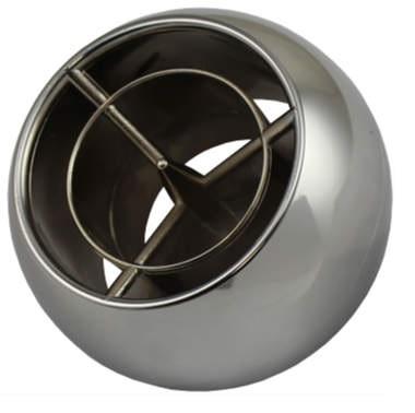 DASH VENT BALL, CHROME, EACH, NEW, 64-65 GTO