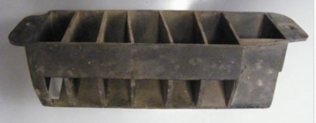 HEATER FLOOR DUCT ,USED, 64-67 GM A-BODY