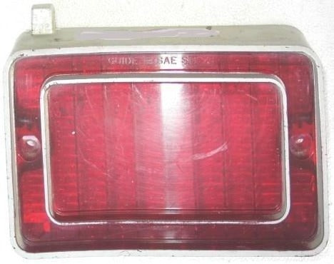 TAILLIGHT LENS ,RIGHT OUTER USED 73 IMPALA CAPRICE