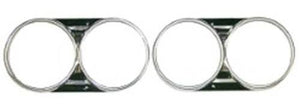 HEADLIGHT BEZEL ,PAIR, NEW 66 CHEVELLE