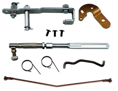 TRI-POWER ACCELERATOR MECHANICAL LINKAGE, REPRO