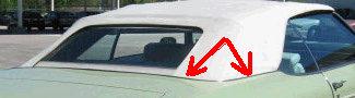 PINCHWELL MOLDING ,RIGHT USED, 71-5 IMPALA CAPRICE