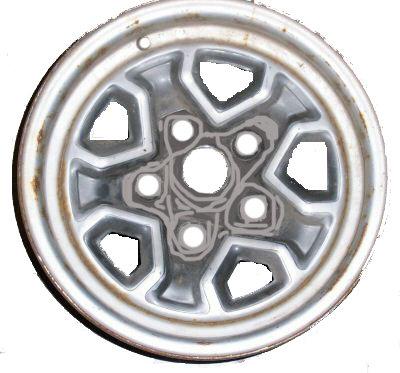 WHEEL RIM, 15X7, 4-3/4" STEEL, USED