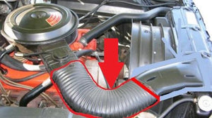 AIR INTAKE HOSE FLEX DUCT, FOR V8, USED